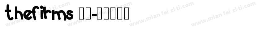 thefirms 斐知字体转换